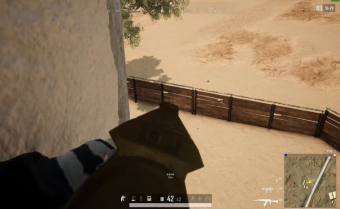 绝地求生如何蹲在窗户1