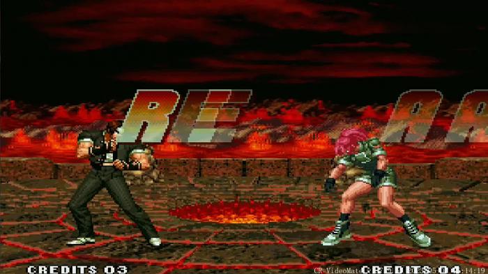 拳皇97的火神怎么放技能2