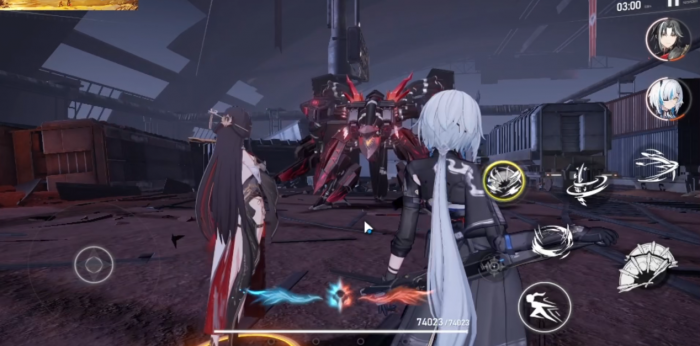 深空之眼天诫白泽怎么进行连招1