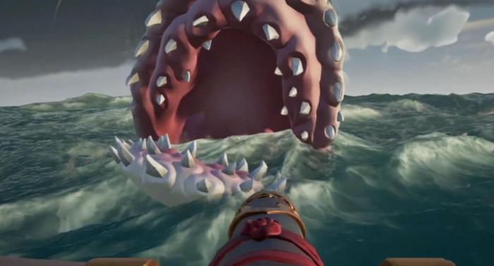 盗贼之海里的海怪怎么打1