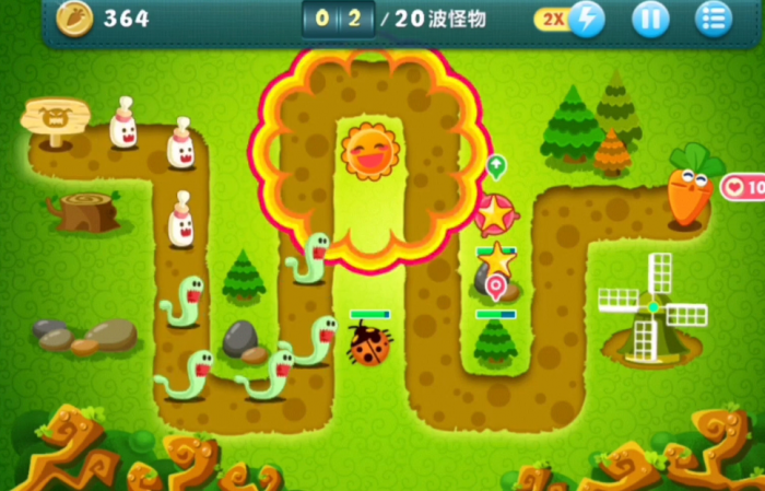 保卫萝卜丛林第4关怎么过_保卫萝卜丛林第4关攻略