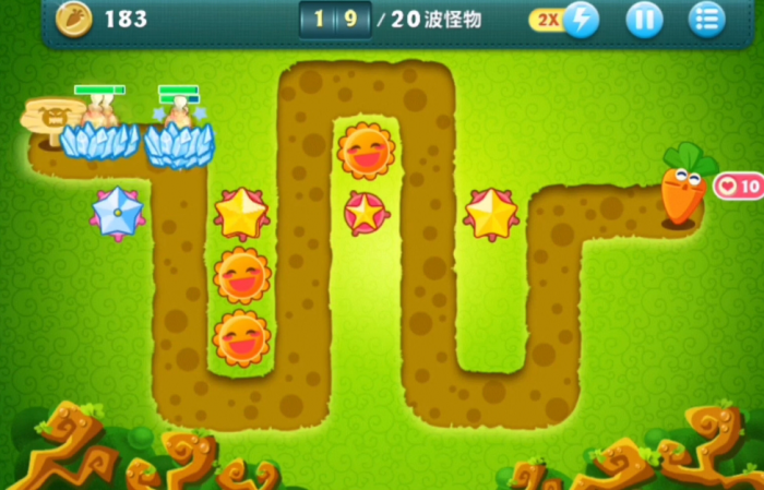 保卫萝卜丛林第4关怎么过3