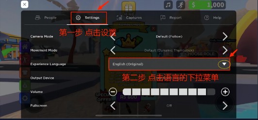 《罗布乐思》设置中文方法4