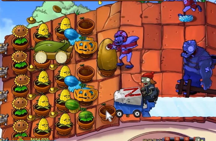 植物大战僵尸对付跳跳僵尸用什么植物1