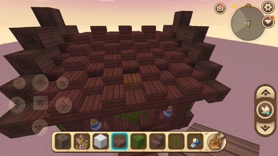 《迷你世界》竹楼建造教程44