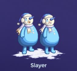 DNF晴蓝雪人装扮外观_dnf晴蓝雪花光环外观