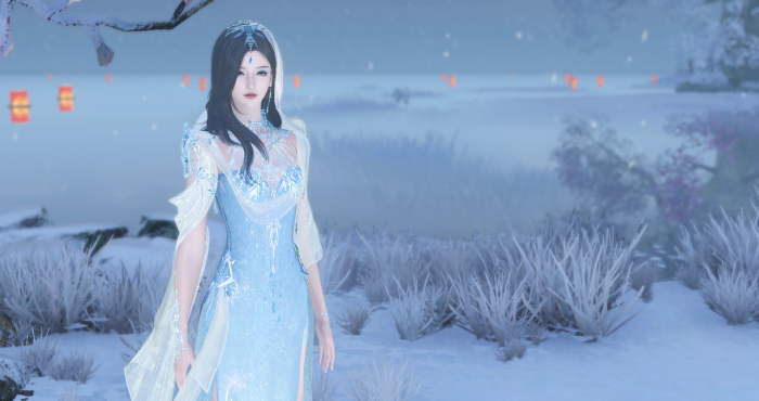 《逆水寒》冰璃雪舞时装介绍1