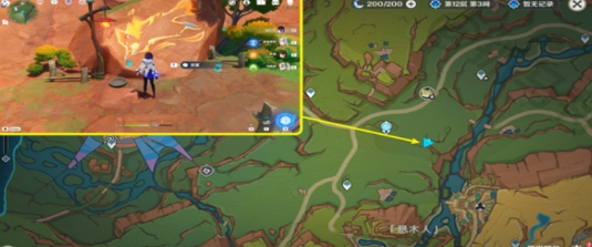 原神绘有涂鸦的裂石在哪4