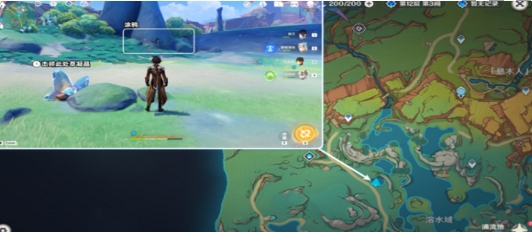 原神绘有涂鸦的裂石在哪5