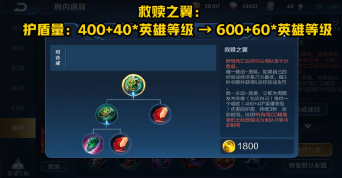 王者荣耀辅助出装最肉的装备是什么2