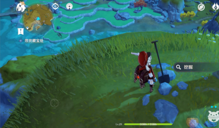 原神寻找藏宝处怎么上2