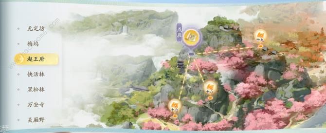 射雕手游赵王府搜奇藏宝图在哪_射雕英雄传赵王府大蛇谁养的