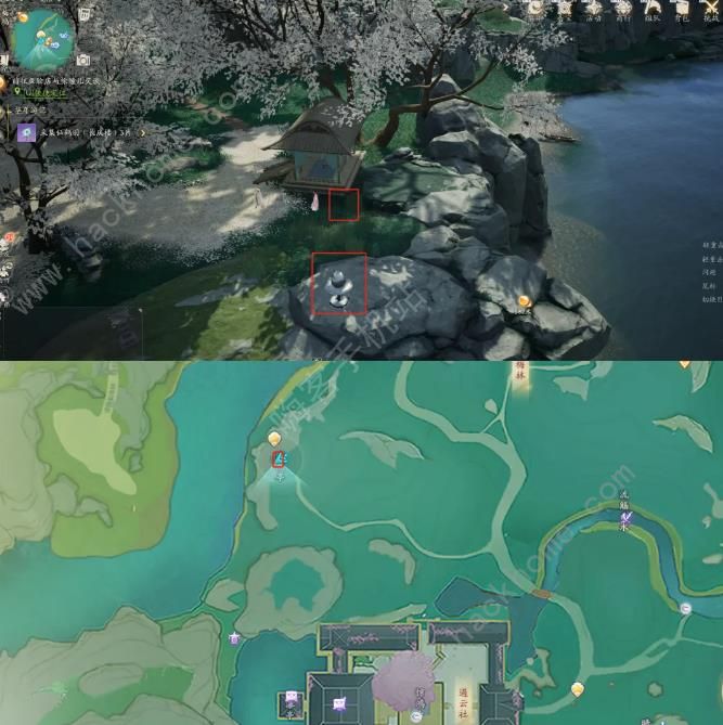 射雕手游梅乌搜奇藏宝图位置大全3